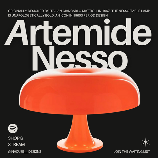 Artemide Nesso Mushroom Lamp