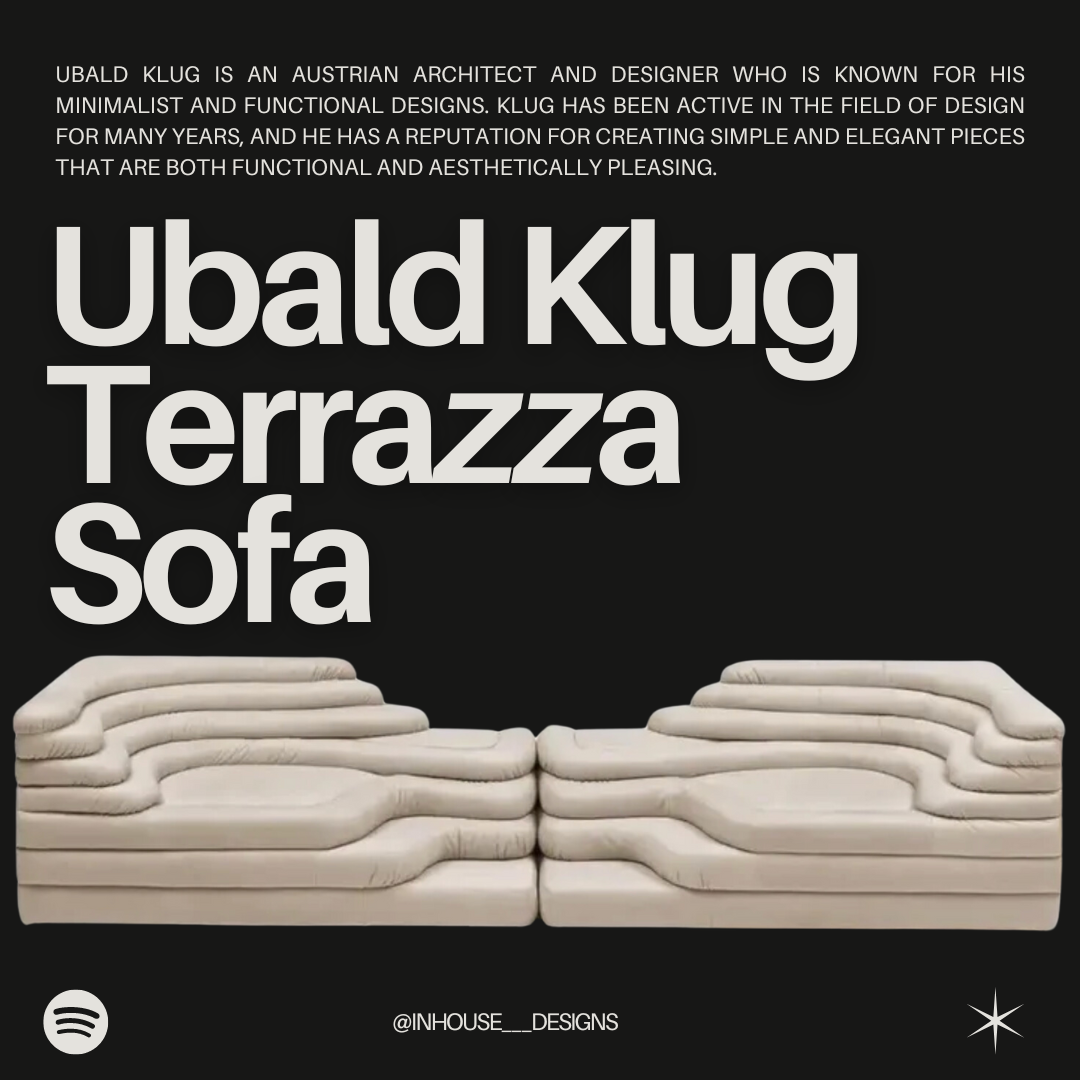 Ubald Klug Terrazza Sofa